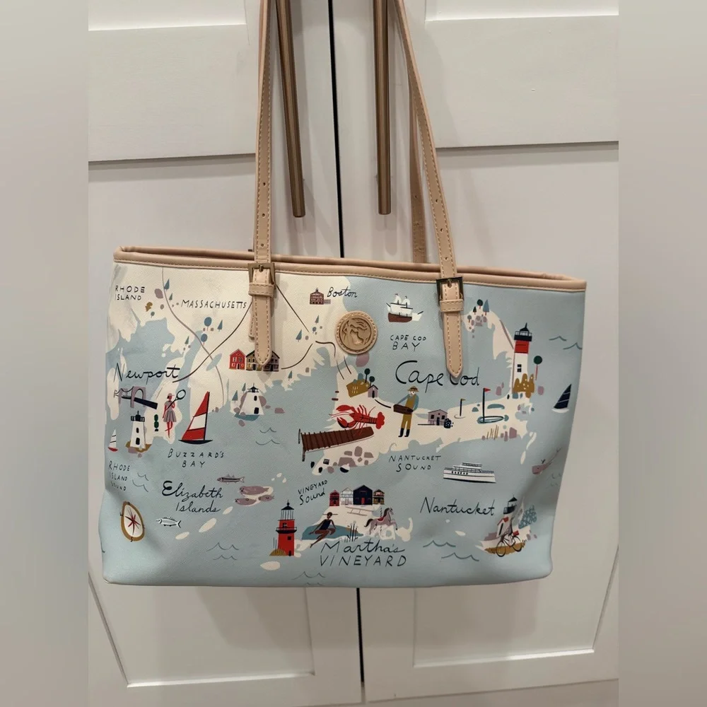 Spartina Cape Cod and Islands Tote Bag. If used, it was only once. Like new. - Picture 2 of 8